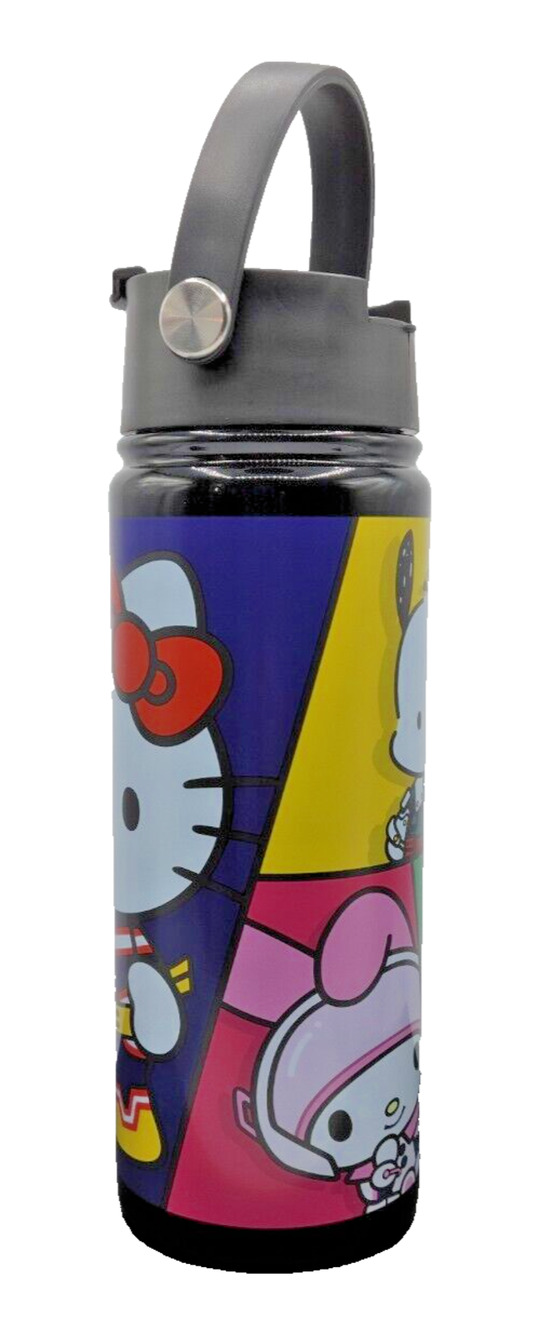 Hello Kitty & Friends 17OZ Stainless Steel Water Bottle Flip Top Travel Kawaii